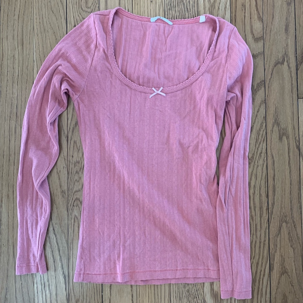 Doen pink tee